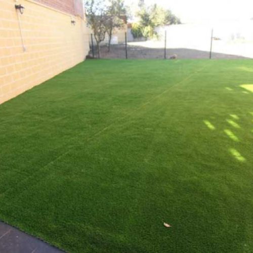 Instalación de cesped artificial