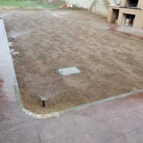 Riego jardín