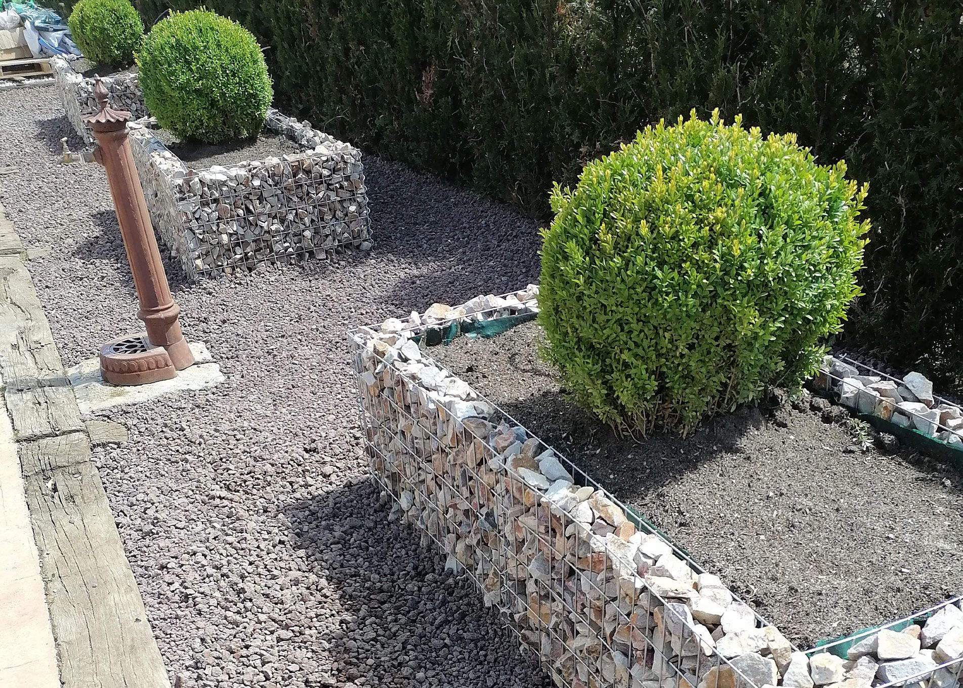 Construcción de jardines