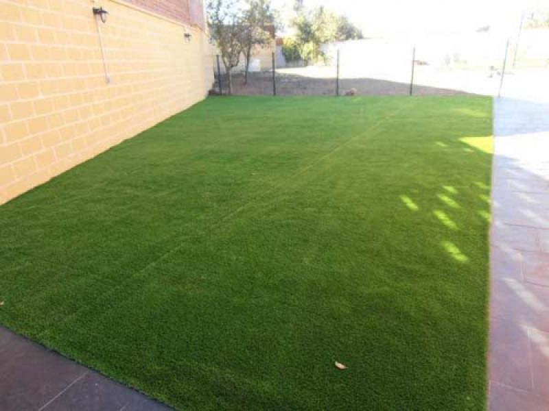 Instalación de cesped artificial